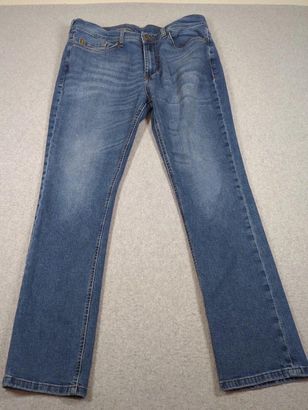 Seven7 Jeans Men's 36x32 (Actual 35x30) Blue Denim Slim Straight Stretch